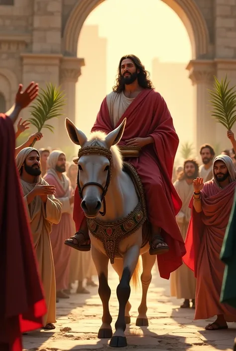 Jesus arrives in Jerusalem