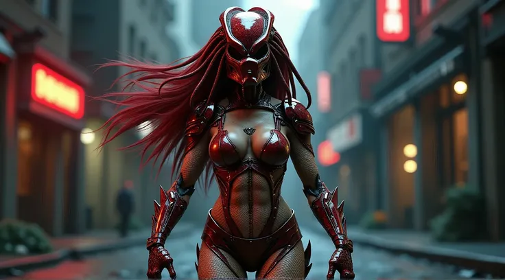 A realistric image of jessica rabbit as the predator