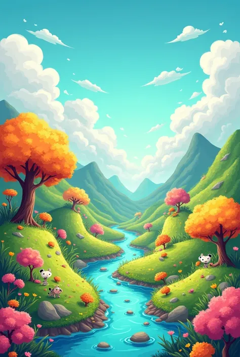 Cartoon background image 16:9