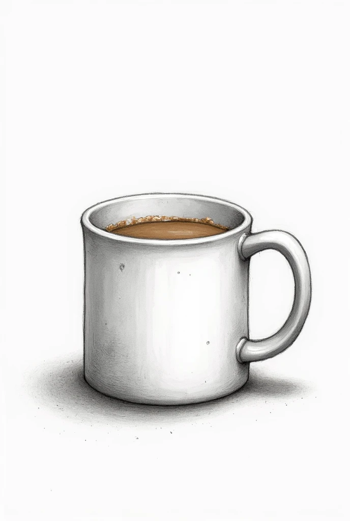 A drawing of a college mug
