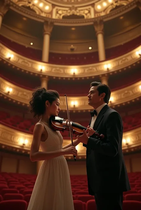 Sofia an outstanding violinist, She fights against a paralyzing stage fright that threatens to ruin her performance at the Gran Teatro Nacional de Perú, He tries to overcome his fear while his demanding teacher Diego is present at the hearing..
