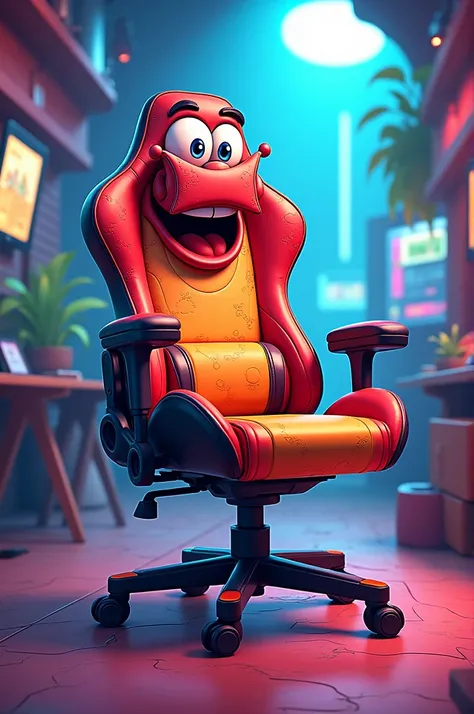 cartoon gameng chair
