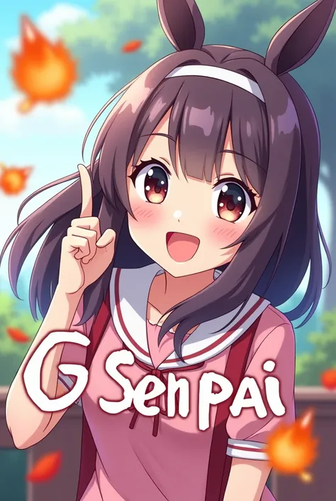 Un logo style animé avec ecrit "GK Senpai"