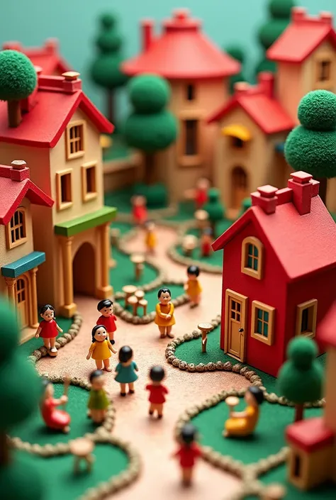 Tururulandia was a small and beautiful toy country that Paulina Perfectina had made with her constructions. Paulina constantly looked after Tururulandia to ensure that everything was in order., and kept the red dolls next to their red houses, and the green...