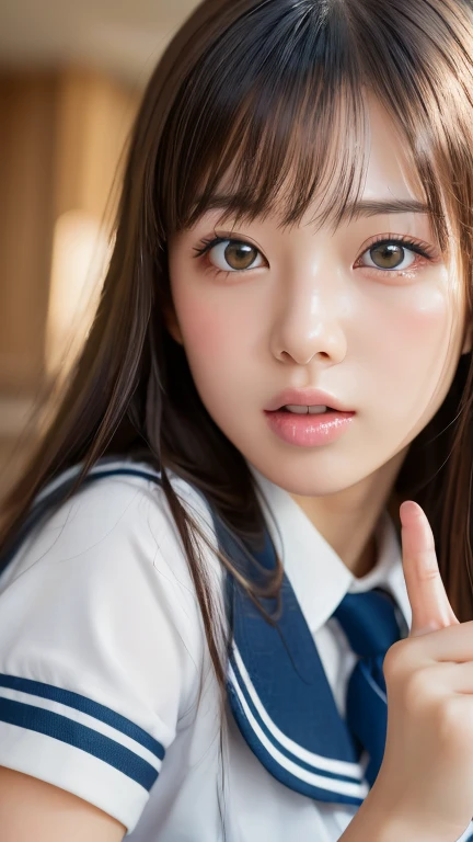 (Tabletop:1.3), (8k, Realistic, RAW Photos, Highest quality: 1.4), Japanese, (One Girl), Beautiful Face, (Realistic Face), (Black Hair), Beautiful hairstyle, Realistic eyes, Beautiful attention to detail, (Realistic Skin), Beautiful Skin, Charm, Ultra-high...