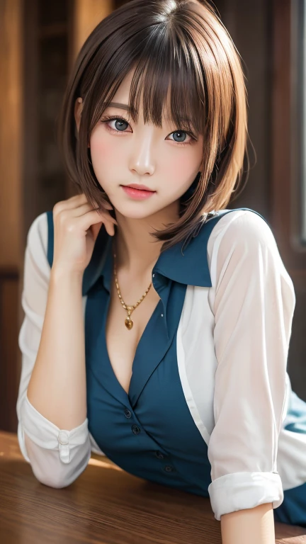 (tabletop:1.3), (8k, realistic, raw photos, highest quality: 1.4), japanese, (one girl), beautiful face, (realistic face), (blac...