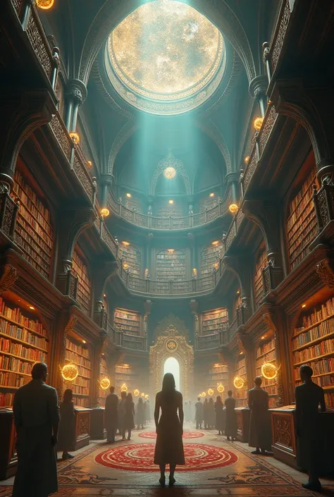 A magical library where all your dreams come true