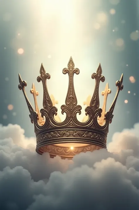 Six-pronged crown png background