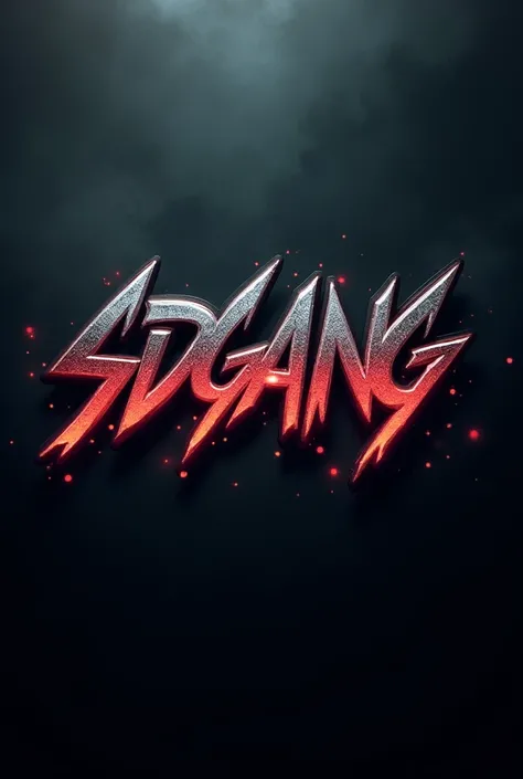 makes a cover with the phrase SDGang and that the letters have snagre and a dark background for computer wallpaper