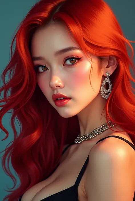 Itzy&#39;s Yeji with red hair