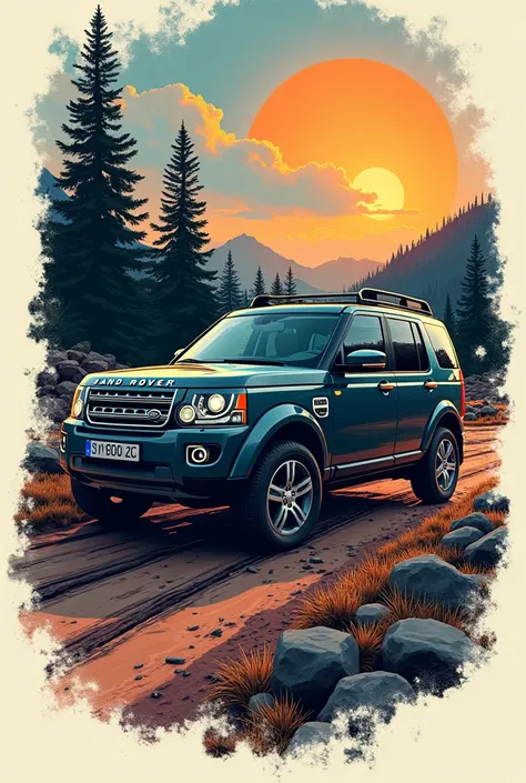 Create shirt designs with Land Rover
