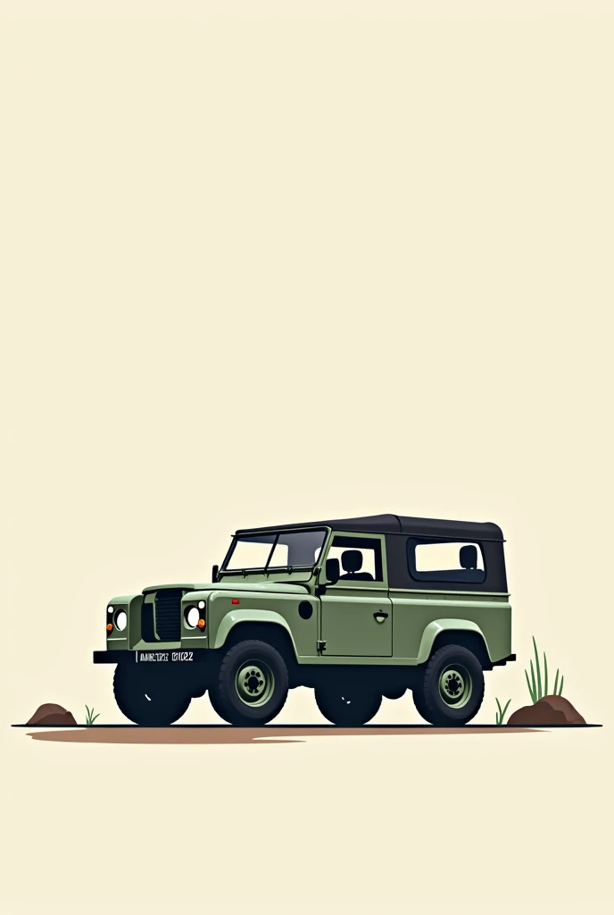 Create minimalist Land Rover print
