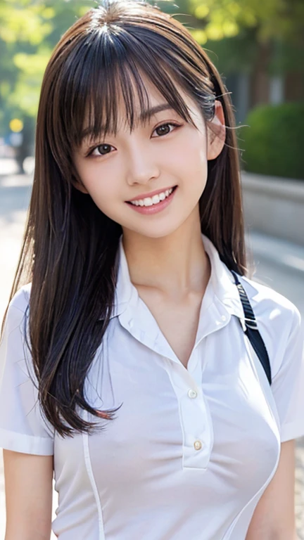 (best quality,masterpiece:1.2),realistic and sharp details,natural lighting,(detailed face, detailed eyes, perfect teeth alignment,sophisticated nose),pale skin,fine-textured skin,sweaty,shiny skin,photo background,Break,a beautiful sexy japanese girl is w...