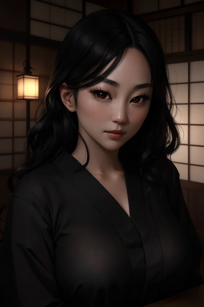 (RAW Photos), (Realistic), (Photorealistic), Ultra-high resolution, masterpiece, Highest quality, Portraiture, facial Portraiture, Perfect lighting, Detailed lighting, Dramatic Shadows, Ray Tracing, Shengyi, A beautiful Japanese woman, alone, 30 years old,...