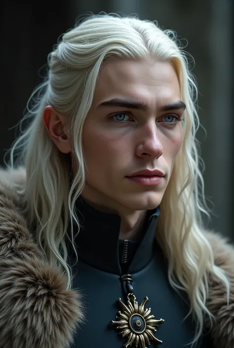 Rhaegar targaryen, Valyrian aspect and indigo eyes.