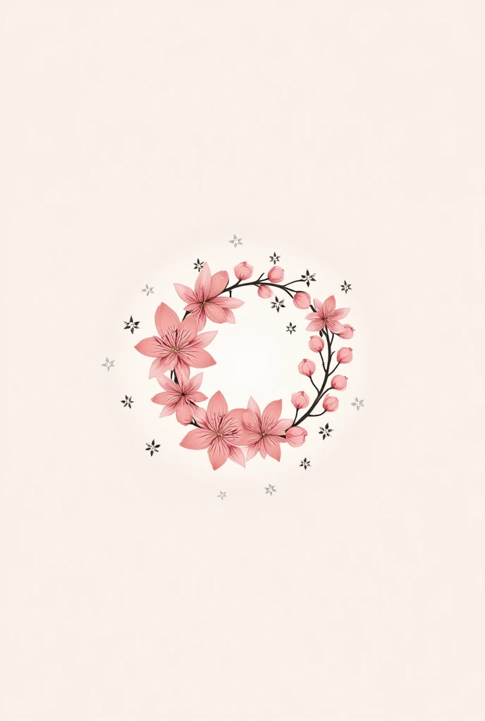 Logo for company with the name "Grace Petal"
Let it have cherry blossom decorations or "sakura" and stars That looks elegant beautiful and easy to remember