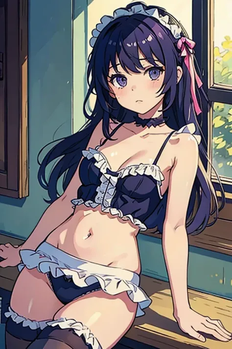 lolicon wearing frilly underwear