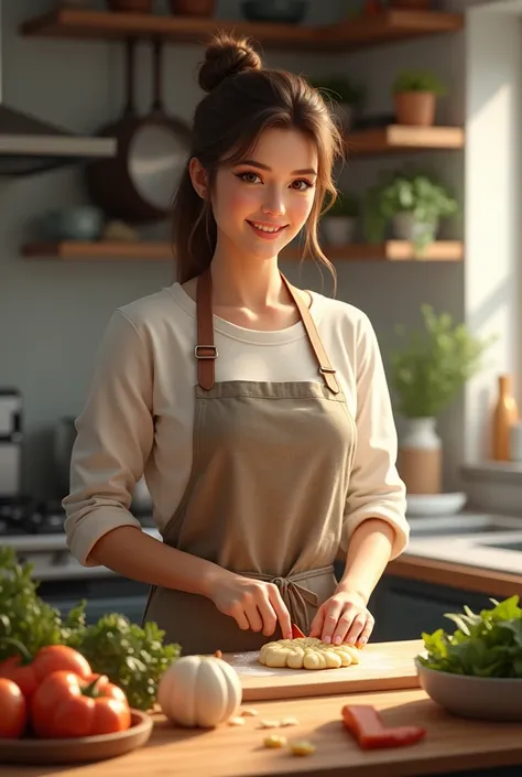 woman in cooking 