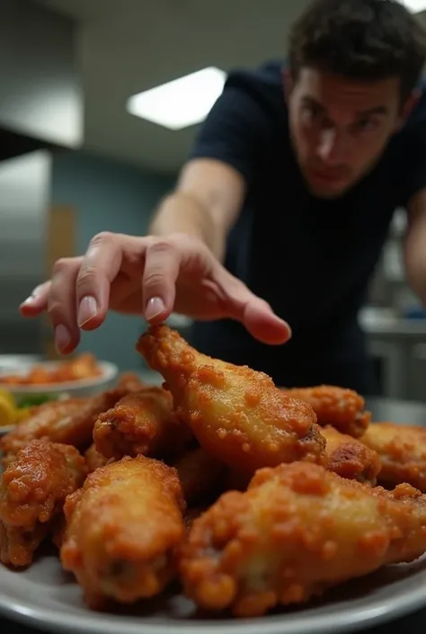 Chicken wings thief by 1 person in america