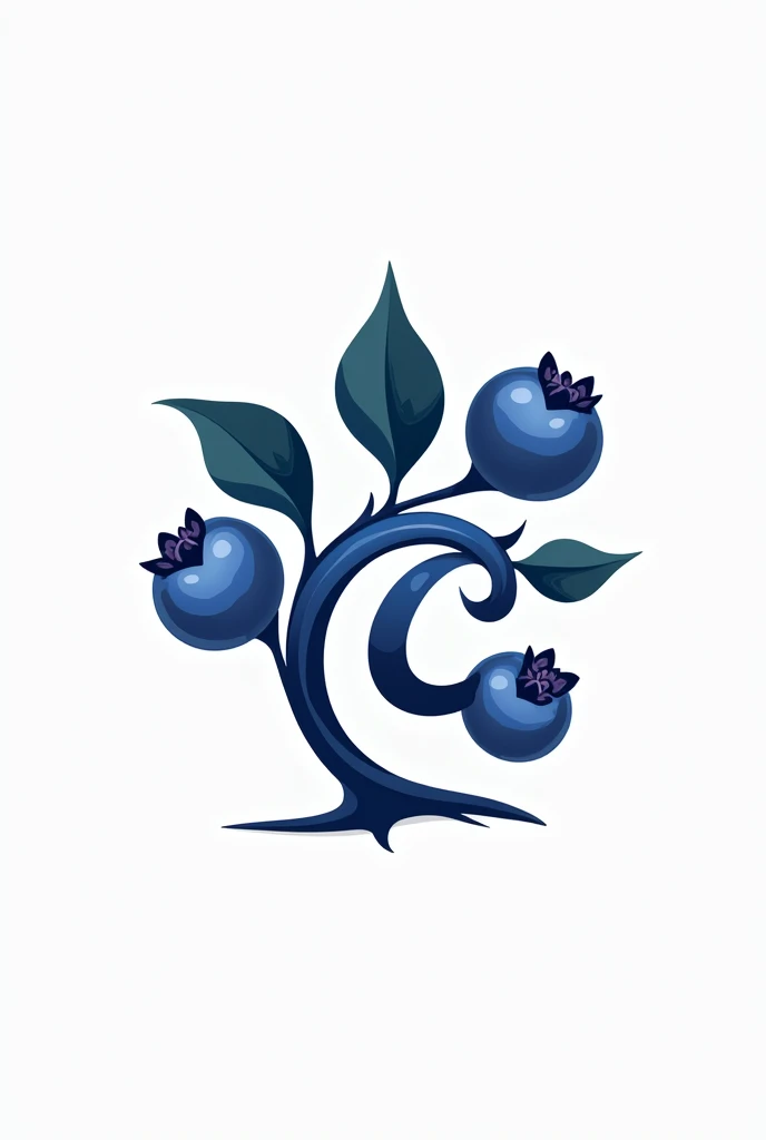 Well I want you to make me a logo that is about blueberries and has the letters M ,C but they look like part of the blueberry branches