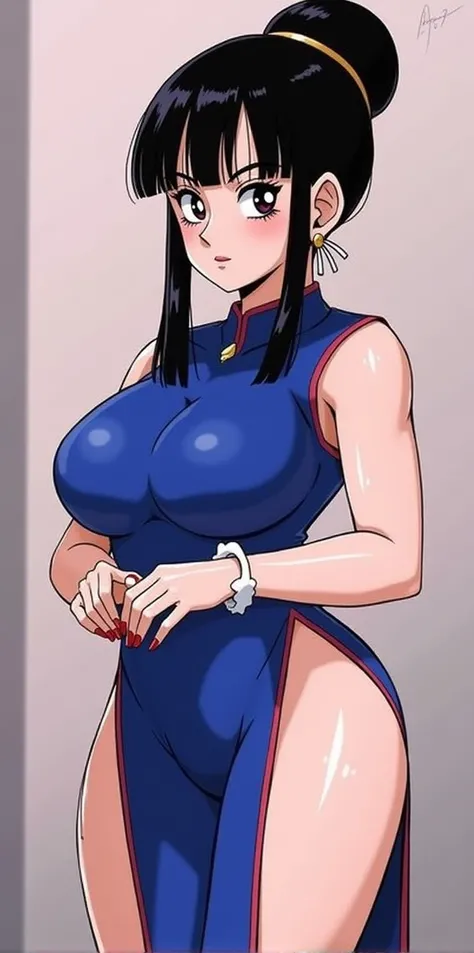 Who who, Girl, sexy, mujer Who who, Dragon Ball Z character, sexy, detailed body, very voluptuous body 