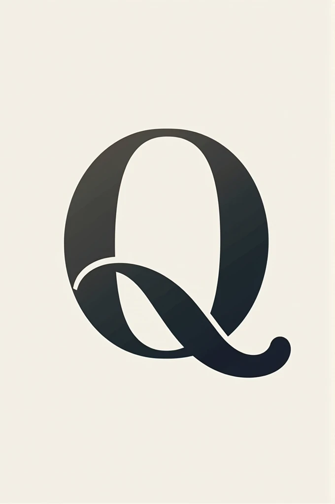 Join the letters Q and H and make a logo type 