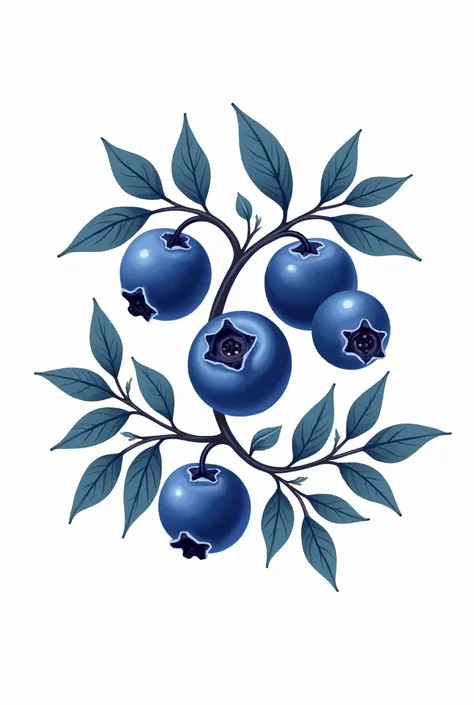 Well I want you to make me a logo that is about blueberries and has the letters M ,C but they look like part of the blueberry branches