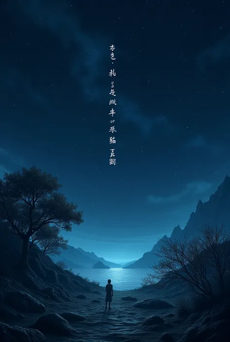 Deep starry sky，Dark blue or black，Bright details，The text is &quot;Xiao Yu left a mark&quot;，You can add footprints，Ancient symbols or tree ring patterns。  Generate a self-media avatar