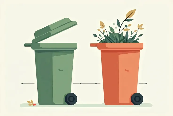 Illustrate a design for the Right And Wrong Approach To Throwing Away Trash