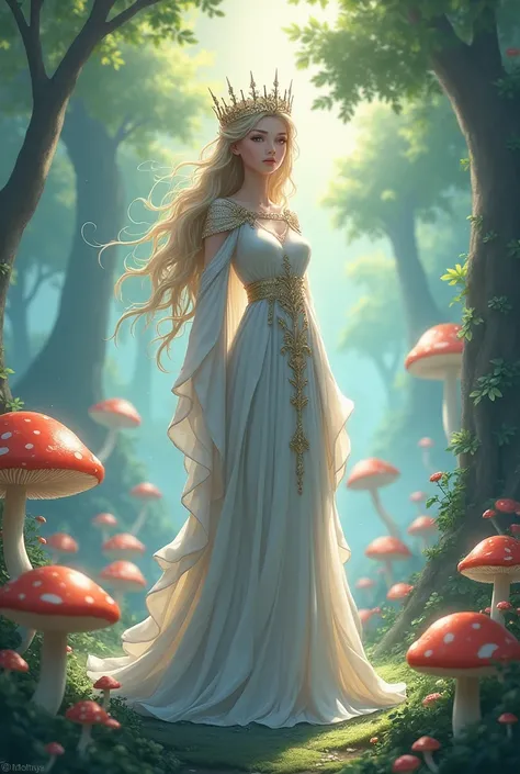 Anime Mushroom forest queen