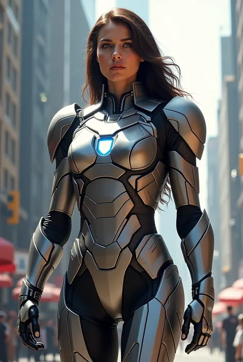 iron woman in face