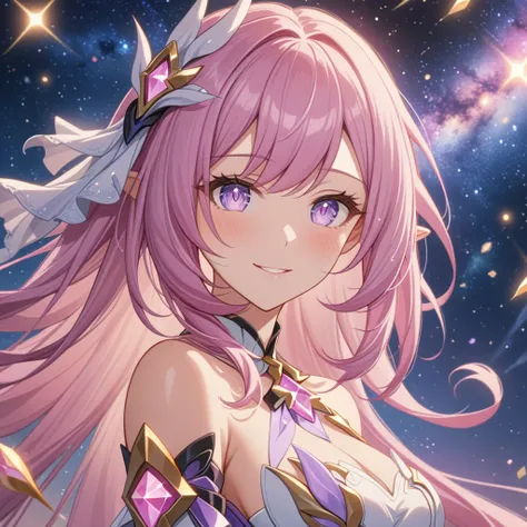 ai-generated,very aesthetic,1girl,elysia_/(herrscher_of_human:ego/)_/(honkai_impact/),pointed_ears,pink_hair,dreamy anime fantas...