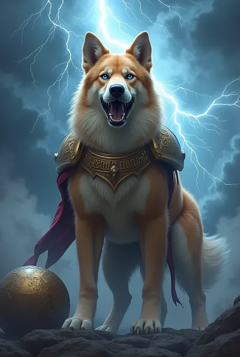 Dog thor god of thunder 