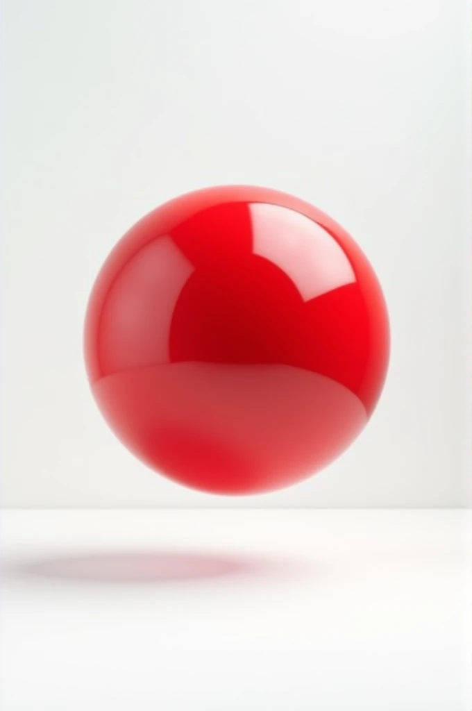 Red ball white bg