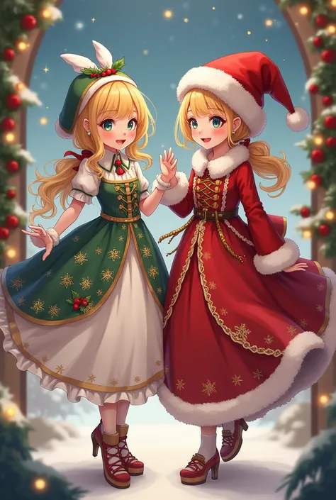 Big sisters Christmas Costumes