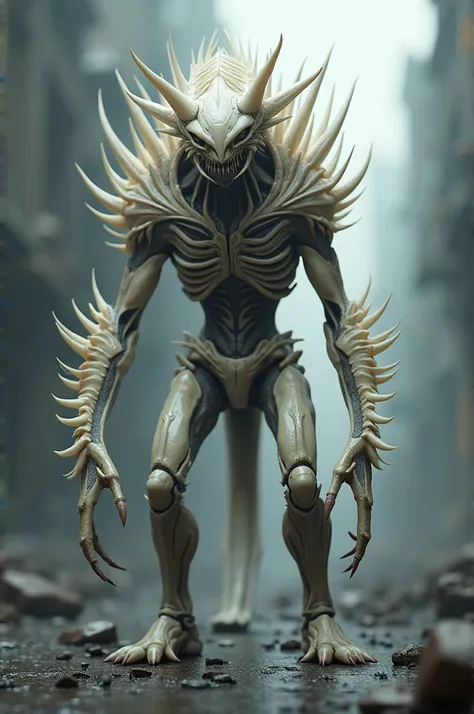 White spikes creature from tomorrow war