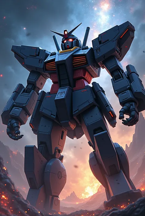 A gundam Full of technological sense and bigger than the universe is killing people









