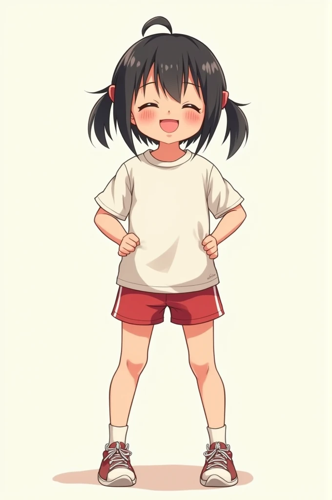 Highest quality、masterpiece、Japanese、Highest quality、8k、smile、Sporting goods、((((Pussy))))、(((Detailed pussy)))、(((Super cute elementary school student)))、Leg spread