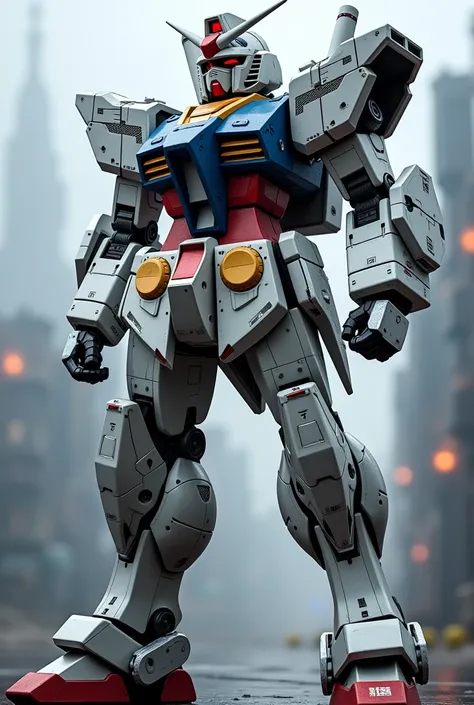 A gundam full of technological sense 