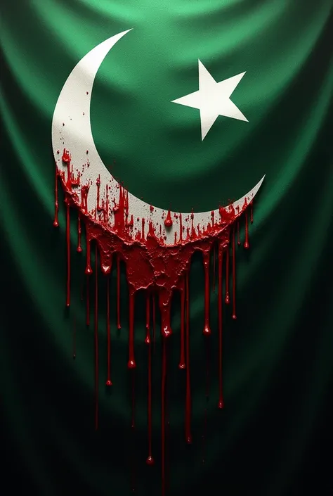 bleeding pakistan flag