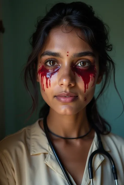 Indian clothes girl rape and murder victim doctor had both eyes injured, blood oozing from mouth, injured lips, entire face injured, injured neck, nails of fingers of both hands injured, blood oozing from injured private parts, injured left leg, injured st...