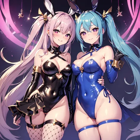 (masterpiece),(Highest quality),(Super detailed),(Best illustrations),(Best Shadow),(Absurd),(Detailed Background),(so beautiful), 16K, 4K, (so beautiful)Bradamante, One person, alone, ((Playboy Bunny, , , ハイレグ leotard, :1.1, leotard, Fishnet tights)), (cy...