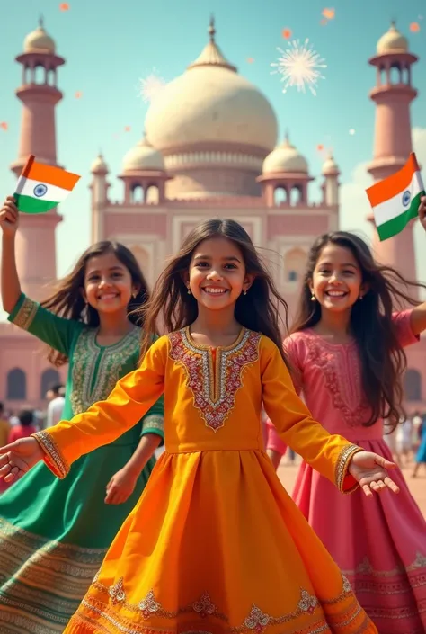 India Independence day  girls image 