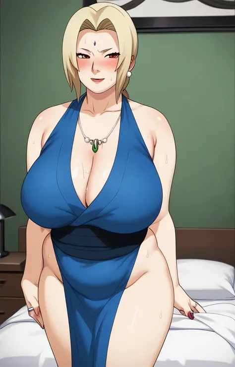 Tsunade senju,Big breast,Sagging big breast,Hitozuma,cleavage,uzumaki clan symbol in outfit,Wringkle,wedding ring,Sleeve outfit,old lady,Wringkle in face,Grandma who still have sexy body,Gilf,standing,potrait,Uzumaki tsunade,Plump,Sleeve,Wide hips,1girl,So...