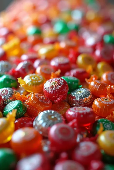 Candy
Wrapped
Lots
All in focus