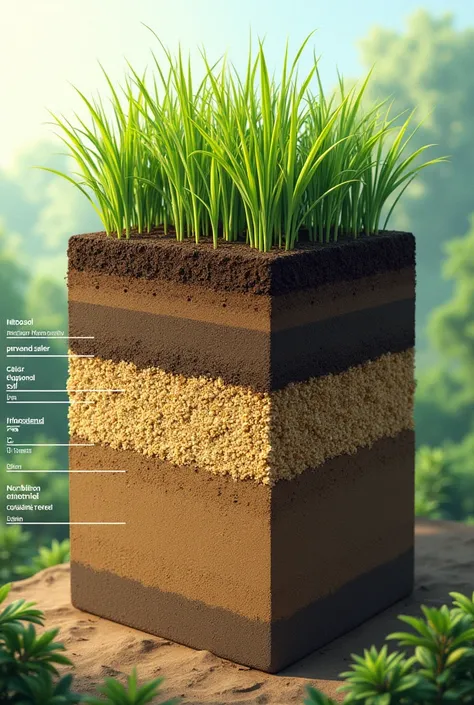 Nitosol profile for planting rice
