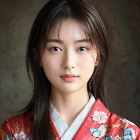 masterpiece:1.5、Highest quality:1.5、(Beautiful Japanese Woman:18-year-old:Black straight hair:Eyebrows are fine)、Beautiful yukata:Colored:Japanese pattern,Beauty Painting、Realistic portraits、Beautiful detailsまでこだわった目、超High resolution, (reality:1.2), Cinema...