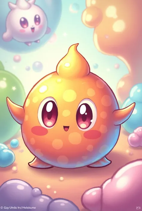 Please draw a Carbuncle from Puyo Puyo.