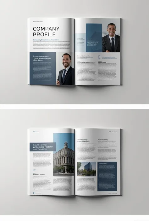 Catalog design for company profile 