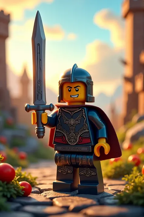 Lego with a sword